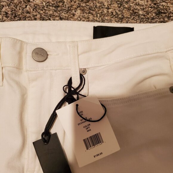 NWT Vince Flare Leg Jeans Optic White 30 - Picture 3 of 8